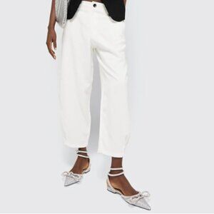 XYD Women Pointed Toe Slingback Flats Sandals Ankle Wrap Strappy  Silver Glitter